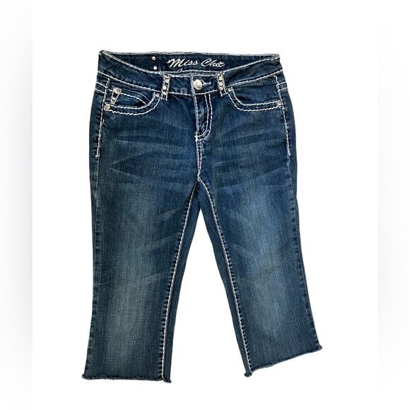 Miss Chic Jeans Blue Ankle Cropped Denim - Picture 11 of 12